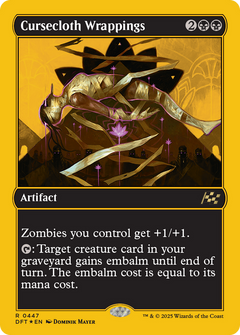 Cursecloth Wrappings (First-Place Foil) (447) [Aetherdrift] foil - Deck Out Gaming