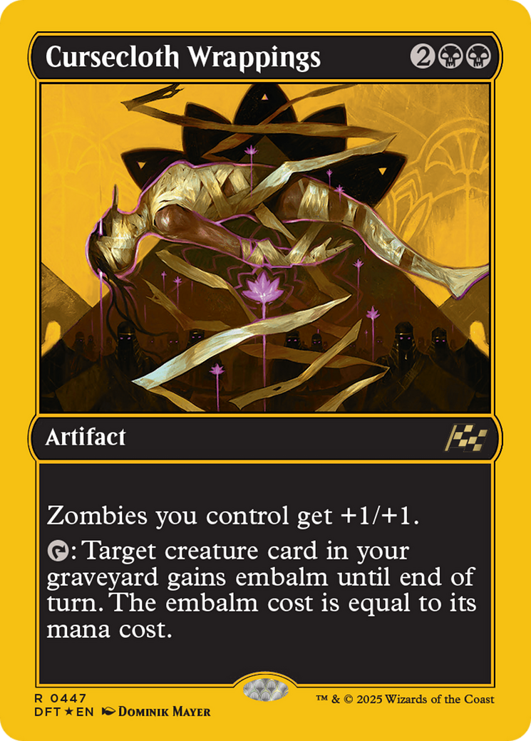 Cursecloth Wrappings (First-Place Foil) (447) [Aetherdrift] foil - Deck Out Gaming