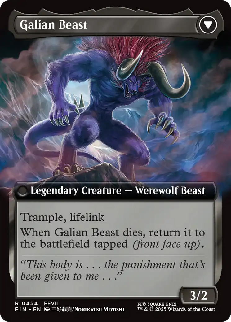 Vincent Valentine // Galian Beast (454) [FINAL FANTASY] foil - Deck Out Gaming