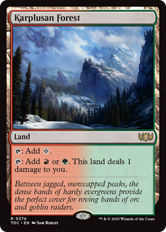 Karplusan Forest (374) [Commander: Tarkir: Dragonstorm] - Deck Out Gaming