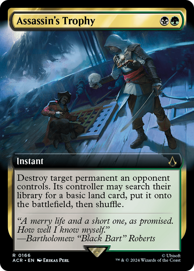 Assassin's Trophy (Extended Art) (166) [Assassin's Creed] foil - Deck Out Gaming