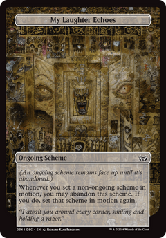 My Laughter Echoes (Full Art) (344) [Duskmourn: House of Horror Commander] - Deck Out Gaming