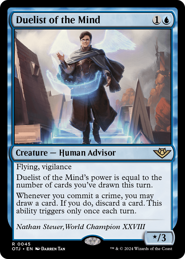 Duelist of the Mind (45) [Outlaws of Thunder Junction] foil - Deck Out Gaming