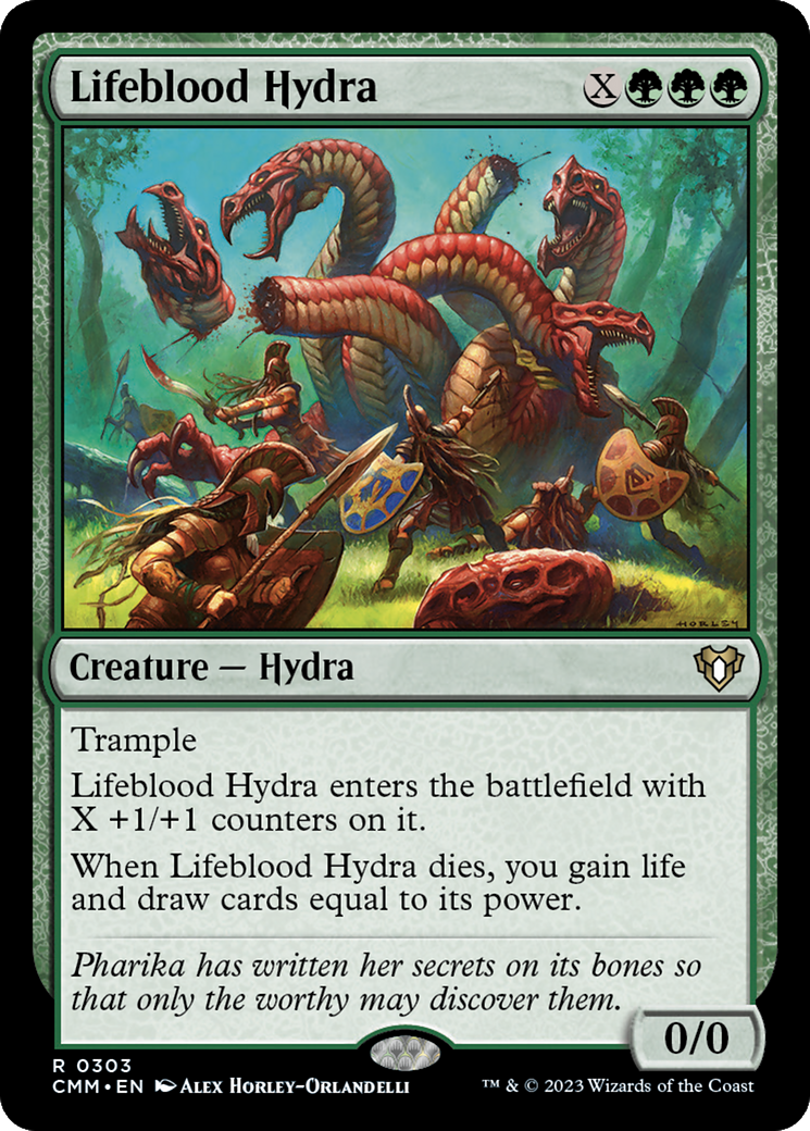 Lifeblood Hydra (303) [Commander Masters] - Deck Out Gaming