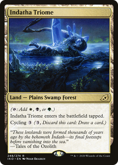 Indatha Triome (248) [Ikoria: Lair of Behemoths] foil - Deck Out Gaming