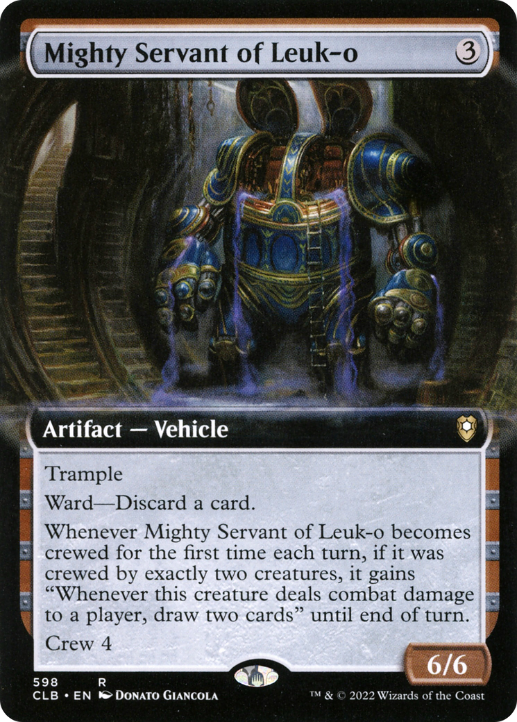 Mighty Servant of Leuk-o (Extended Art) (598) [Commander Legends: Battle for Baldur's Gate] - Deck Out Gaming