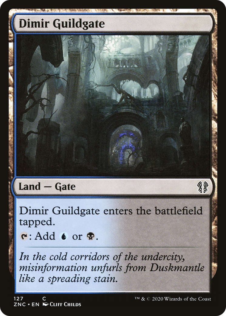 Dimir Guildgate (127) [Zendikar Rising Commander] - Deck Out Gaming