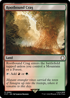 Rootbound Crag (284) [Fallout] foil - Deck Out Gaming