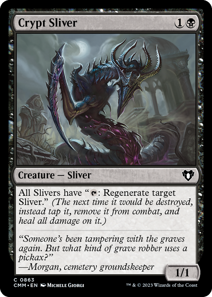 Crypt Sliver (863) [Commander Masters] - Deck Out Gaming