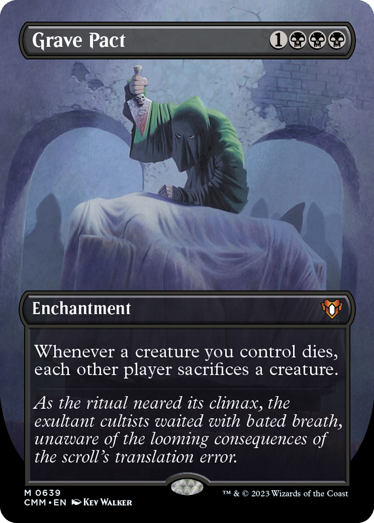 Grave Pact (Borderless) (639) [Commander Masters] - Deck Out Gaming