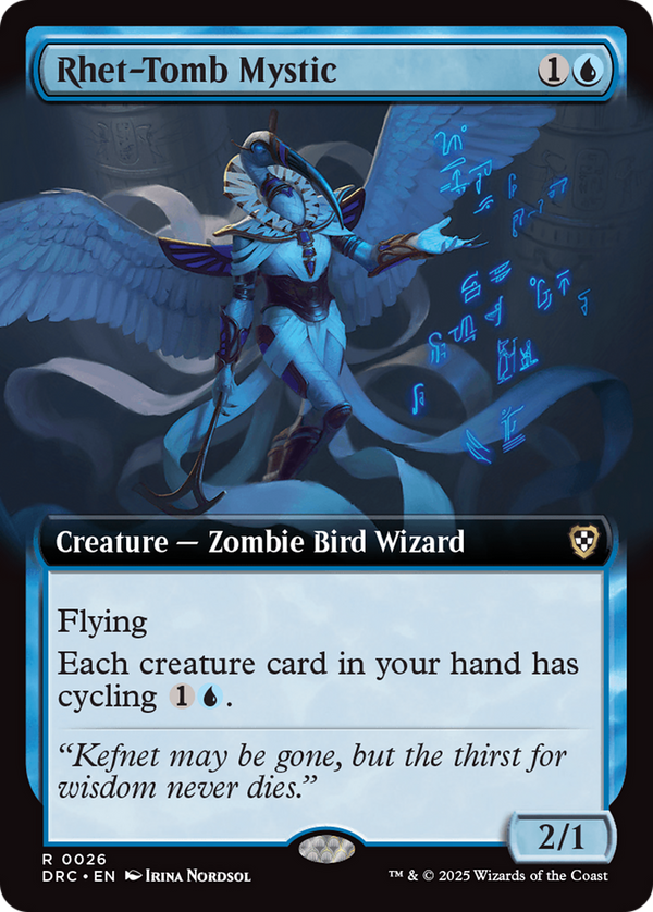 Rhet-Tomb Mystic (Extended Art) (26) [Commander: Aetherdrift] - Deck Out Gaming