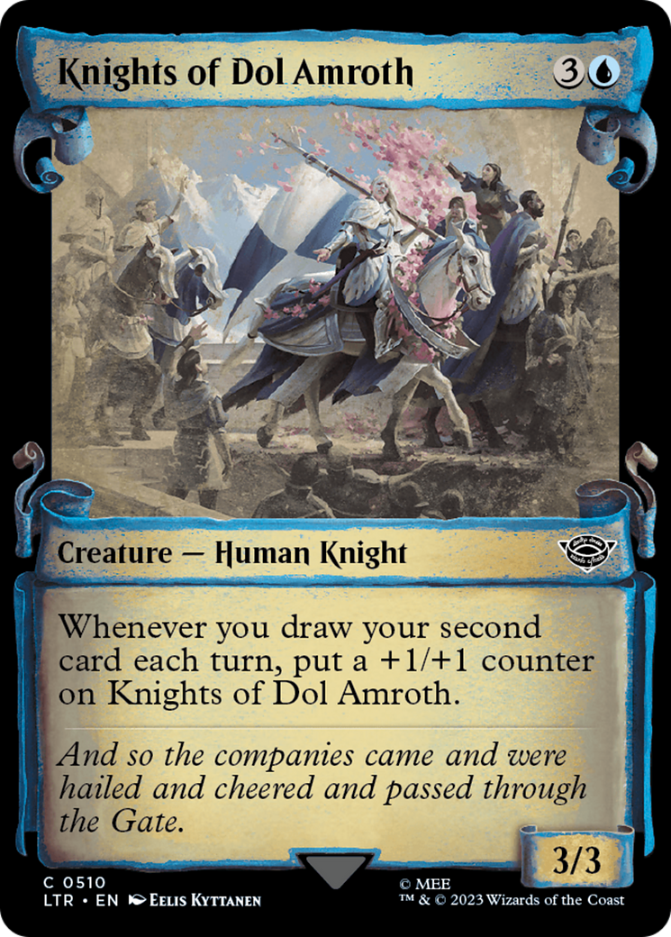 Knights of Dol Amroth (Showcase Scrolls) (510) [The Lord of the Rings: Tales of Middle-earth] foil - Deck Out Gaming