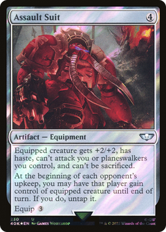 Assault Suit (Surge Foil) (230) [Warhammer 40,000 Commander] foil - Deck Out Gaming