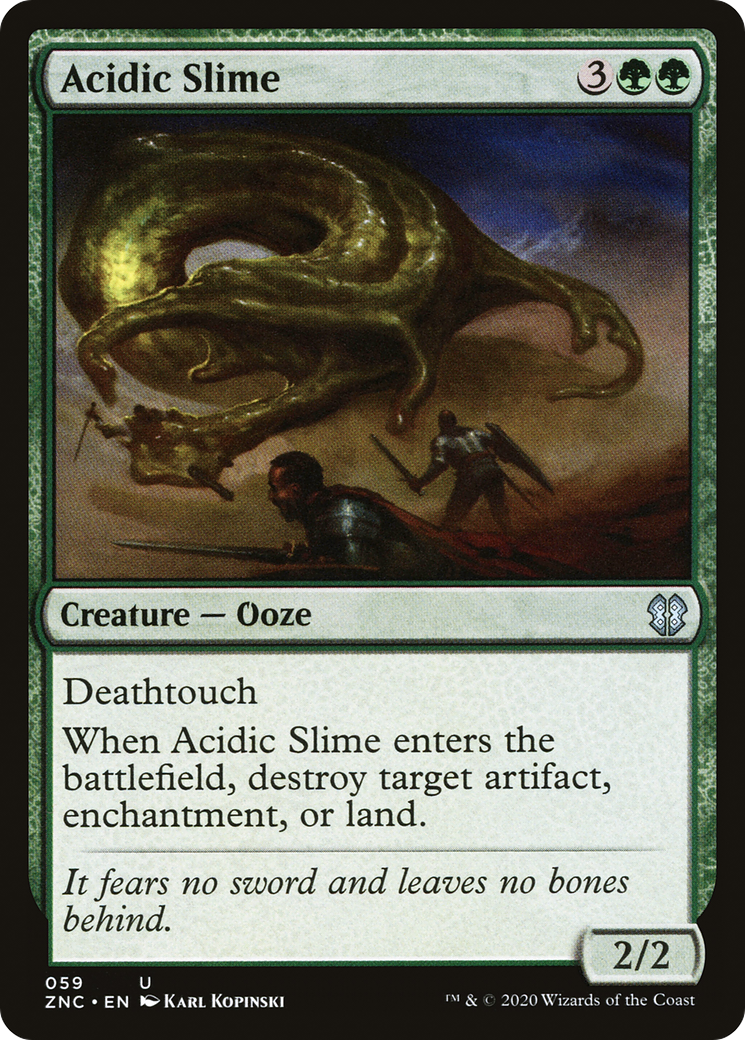 Acidic Slime (59) [Commander: Zendikar Rising] - Deck Out Gaming