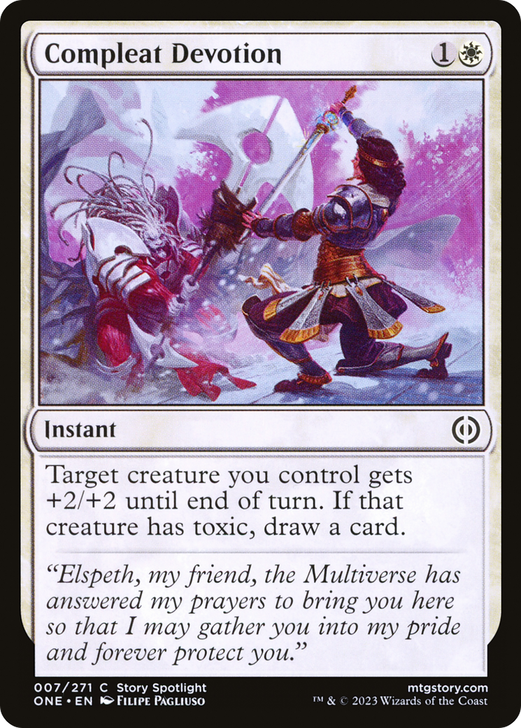 Compleat Devotion (7) [Phyrexia: All Will Be One] foil - Deck Out Gaming