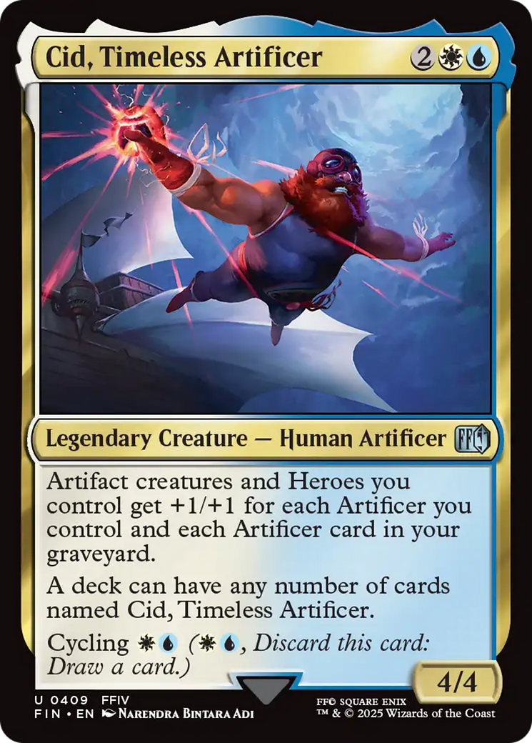 Cid, Timeless Artificer (409) [FINAL FANTASY] - Deck Out Gaming