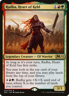 Radha, Heart of Keld (224) [Core Set 2021] foil - Deck Out Gaming