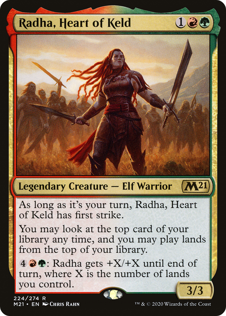 Radha, Heart of Keld (224) [Core Set 2021] foil - Deck Out Gaming