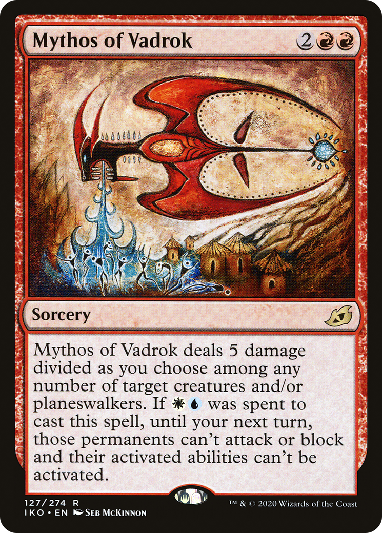 Mythos of Vadrok (127) [Ikoria: Lair of Behemoths] foil - Deck Out Gaming