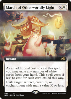 March of Otherworldly Light (Extended Art) (441) [Kamigawa: Neon Dynasty] foil - Deck Out Gaming