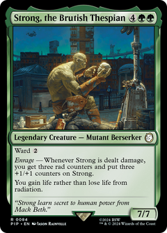 Strong, the Brutish Thespian (84) [Fallout] foil - Deck Out Gaming