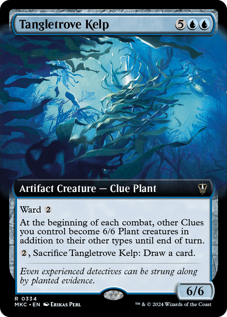 Tangletrove Kelp (Extended Art) (334) [Murders at Karlov Manor Commander] - Deck Out Gaming