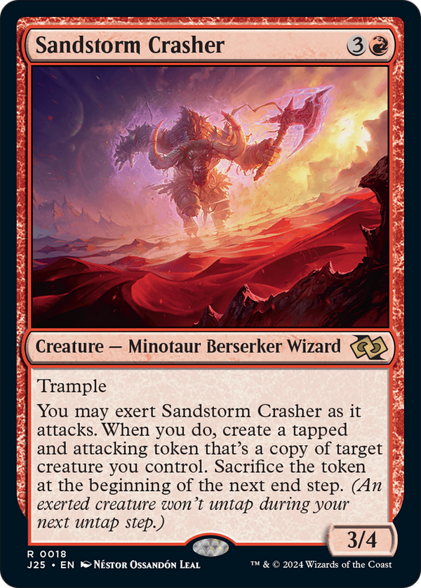 Sandstorm Crasher (18) [Foundations Jumpstart] - Deck Out Gaming