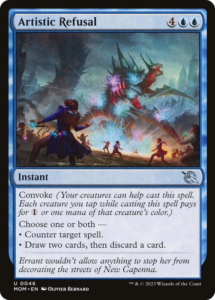 Artistic Refusal (46) [March of the Machine] foil - Deck Out Gaming