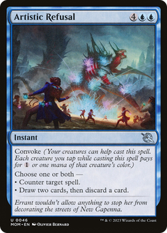 Artistic Refusal (46) [March of the Machine] foil - Deck Out Gaming