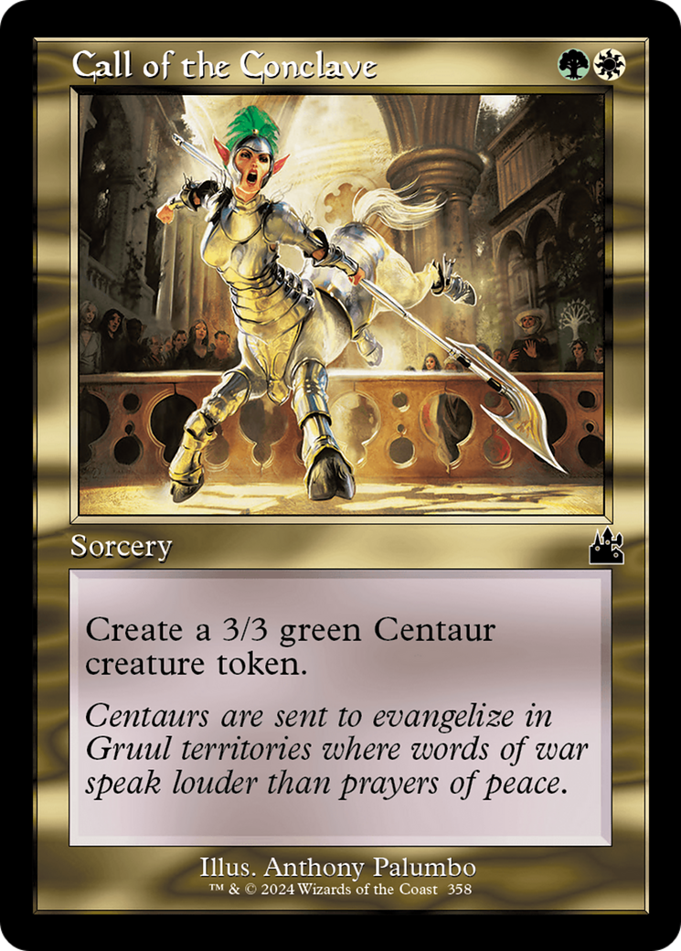 Call of the Conclave (Retro Frame) (358) [Ravnica Remastered] foil - Deck Out Gaming