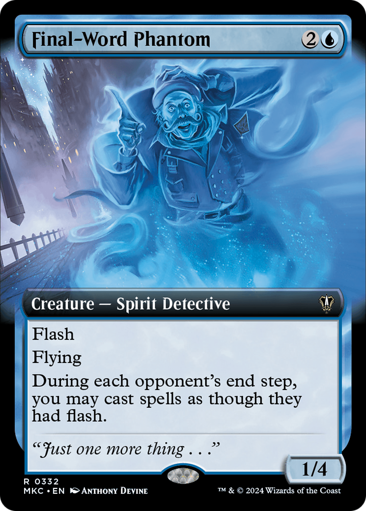 Final-Word Phantom (Extended Art) (332) [Murders at Karlov Manor Commander] - Deck Out Gaming