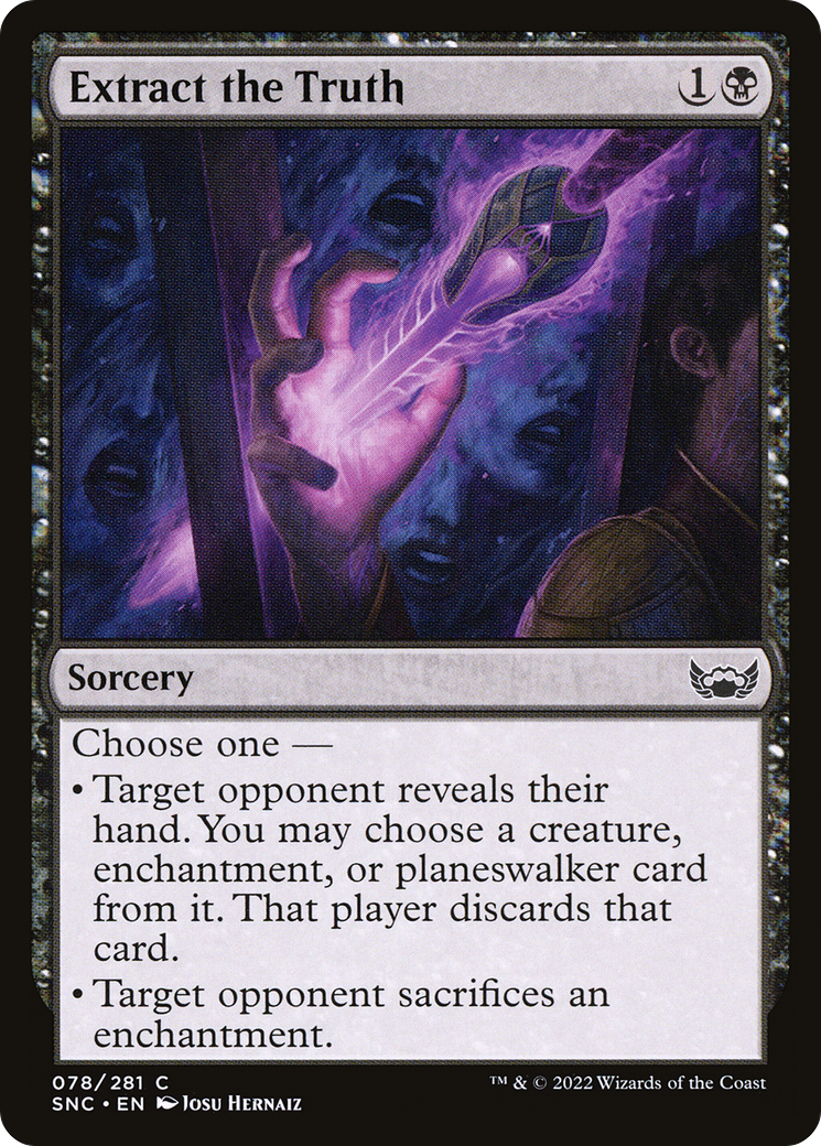 Extract the Truth (78) [Streets of New Capenna] foil - Deck Out Gaming