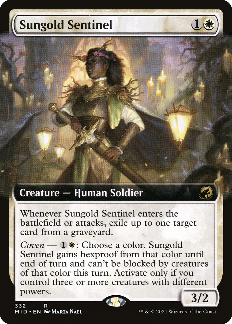 Sungold Sentinel (332) [Innistrad: Midnight Hunt] foil - Deck Out Gaming