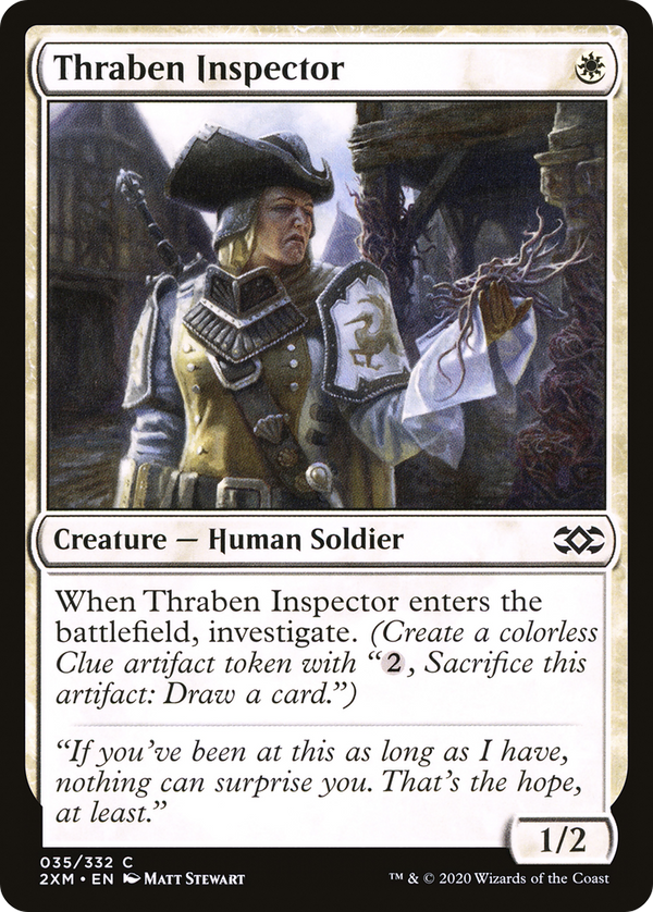 Thraben Inspector (35) [Double Masters] foil - Deck Out Gaming