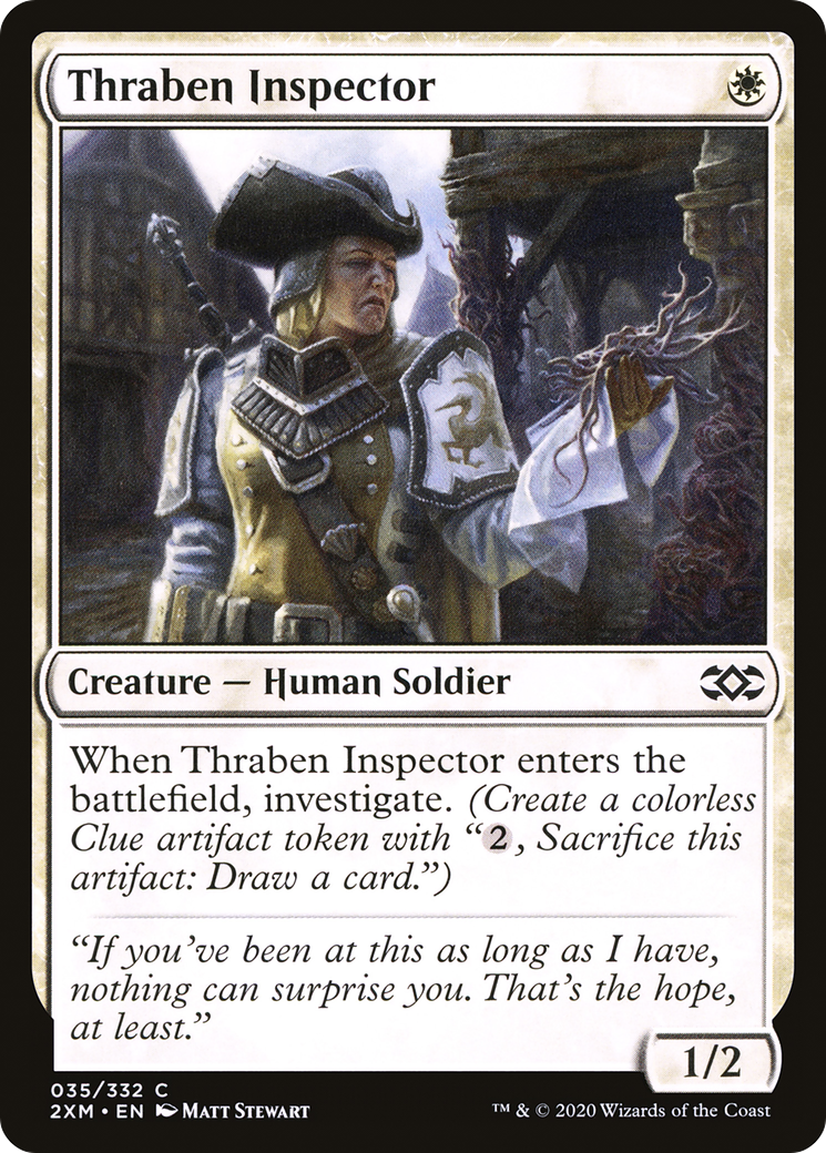Thraben Inspector (35) [Double Masters] foil - Deck Out Gaming
