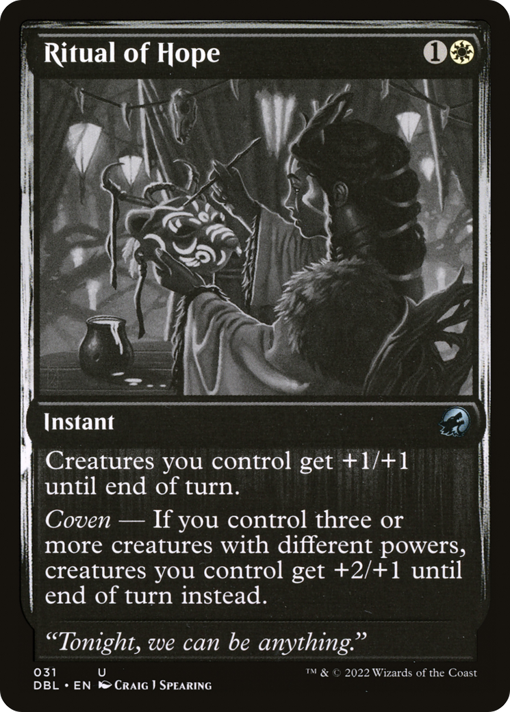 Ritual of Hope (31) [Innistrad: Double Feature] foil - Deck Out Gaming