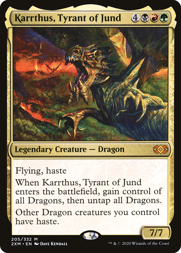 Karrthus, Tyrant of Jund (205) [Double Masters] - Deck Out Gaming