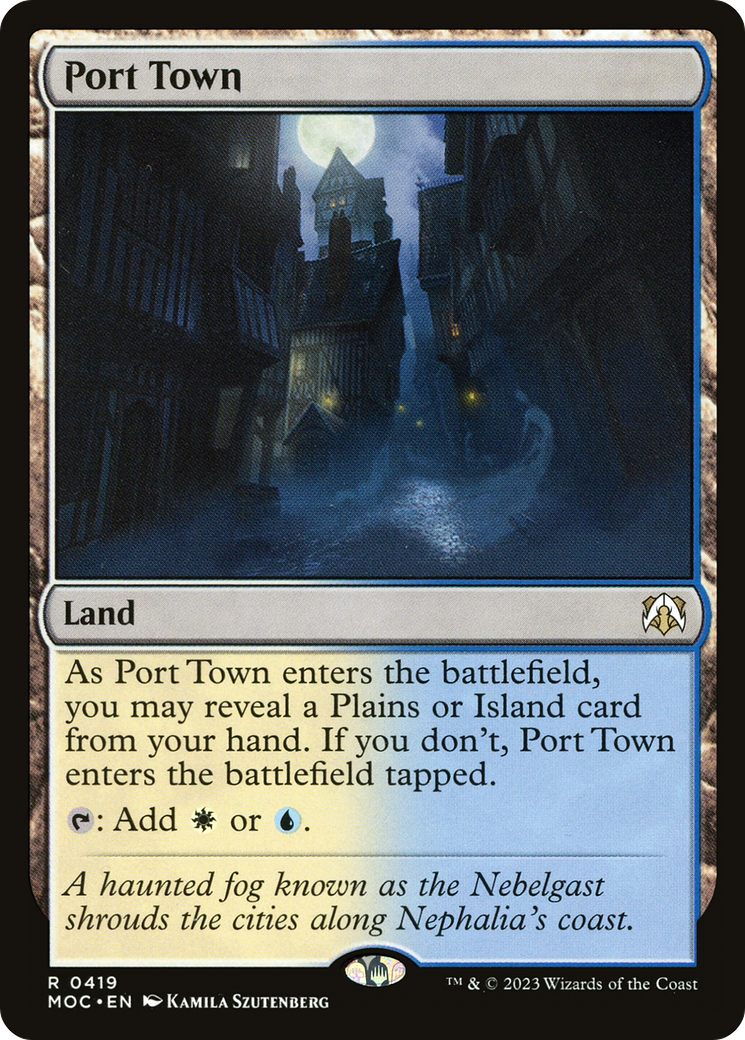 Port Town (419) [March of the Machine Commander] - Deck Out Gaming