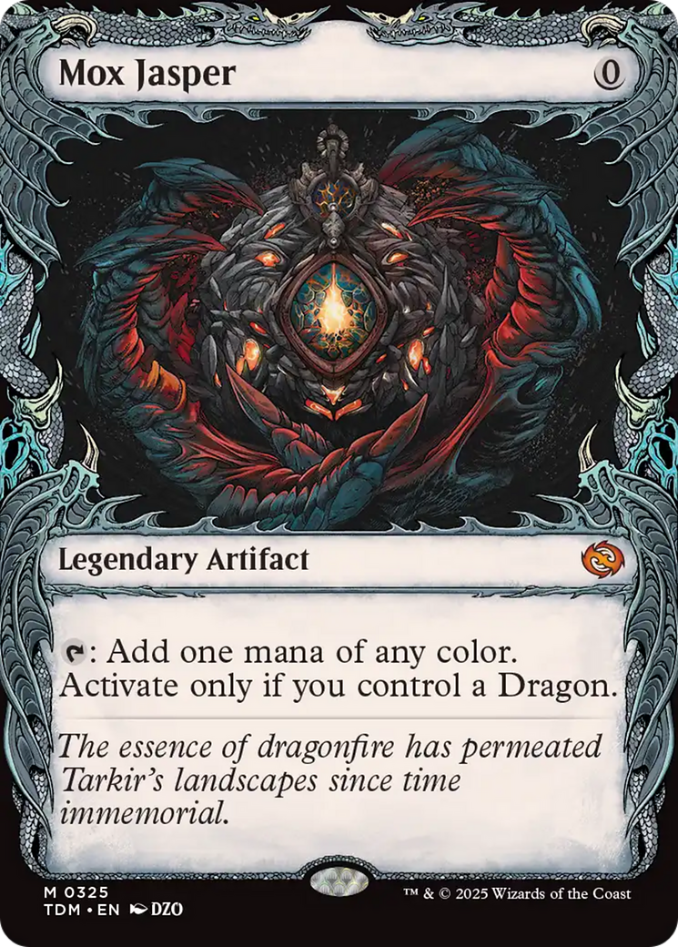 Mox Jasper (Showcase) (325) [Tarkir: Dragonstorm] foil - Deck Out Gaming