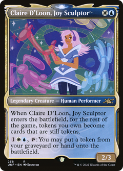 Claire D'Loon, Joy Sculptor (Showcase) (258) [Unfinity] - Deck Out Gaming