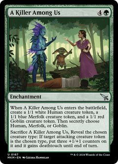 A Killer Among Us (167) [Murders at Karlov Manor] foil - Deck Out Gaming