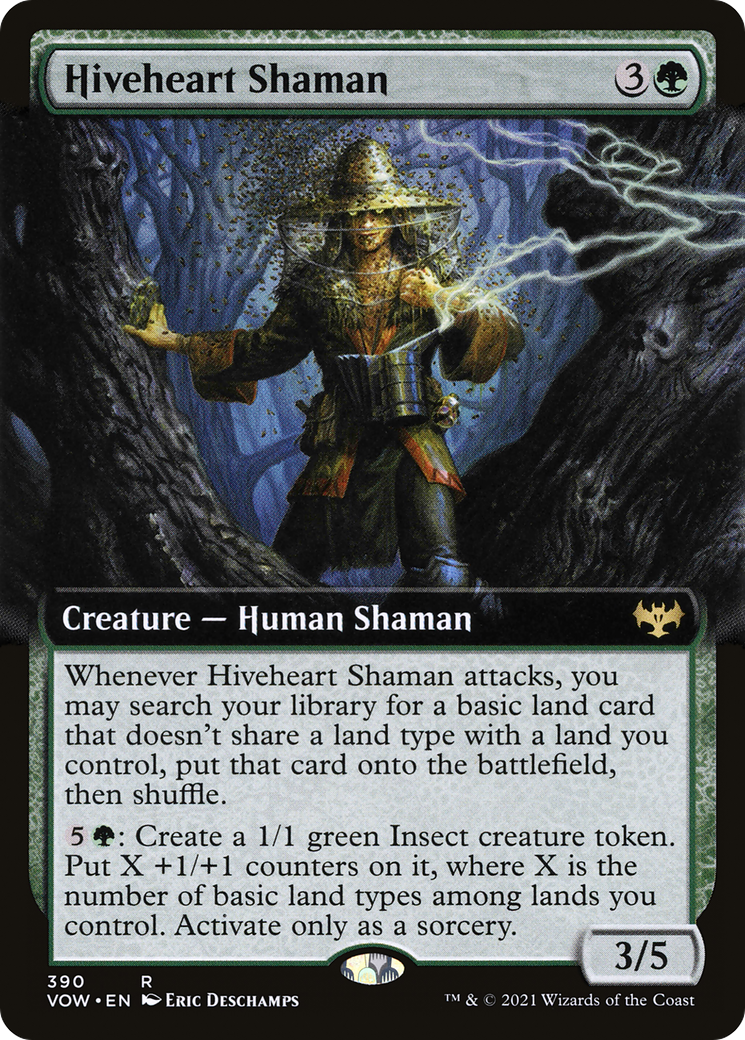 Hiveheart Shaman (390) [Innistrad: Crimson Vow] foil - Deck Out Gaming