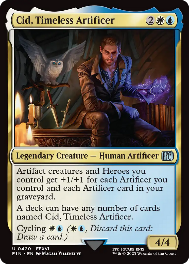 Cid, Timeless Artificer (420) [FINAL FANTASY] foil - Deck Out Gaming
