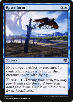 Ravenform (72) [Kaldheim] foil - Deck Out Gaming