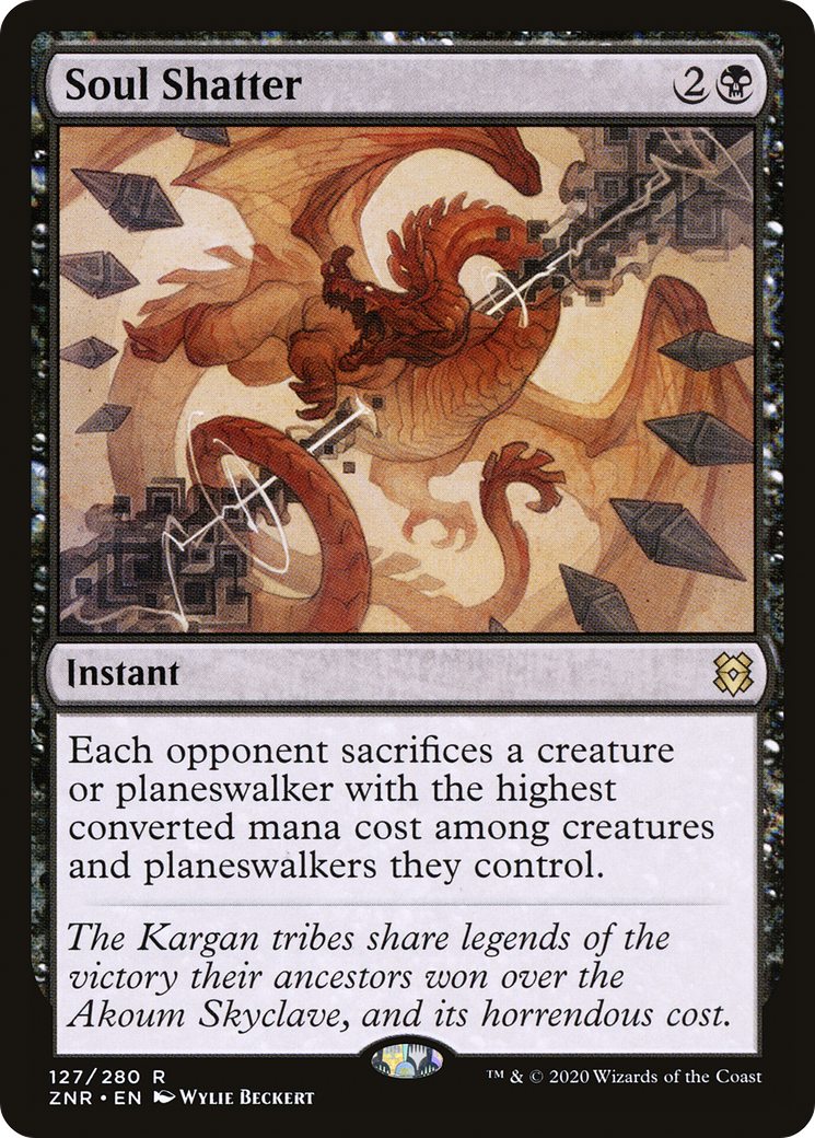 Soul Shatter (127) [Zendikar Rising] foil - Deck Out Gaming