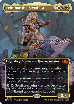 Felothar the Steadfast (Borderless) (4) [Commander: Tarkir: Dragonstorm] - Deck Out Gaming