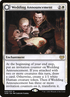 Wedding Announcement (45) [Innistrad: Crimson Vow] - Deck Out Gaming