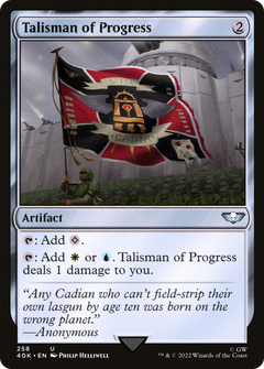 Talisman of Progress (258) [Universes Beyond: Warhammer 40,000] - Deck Out Gaming