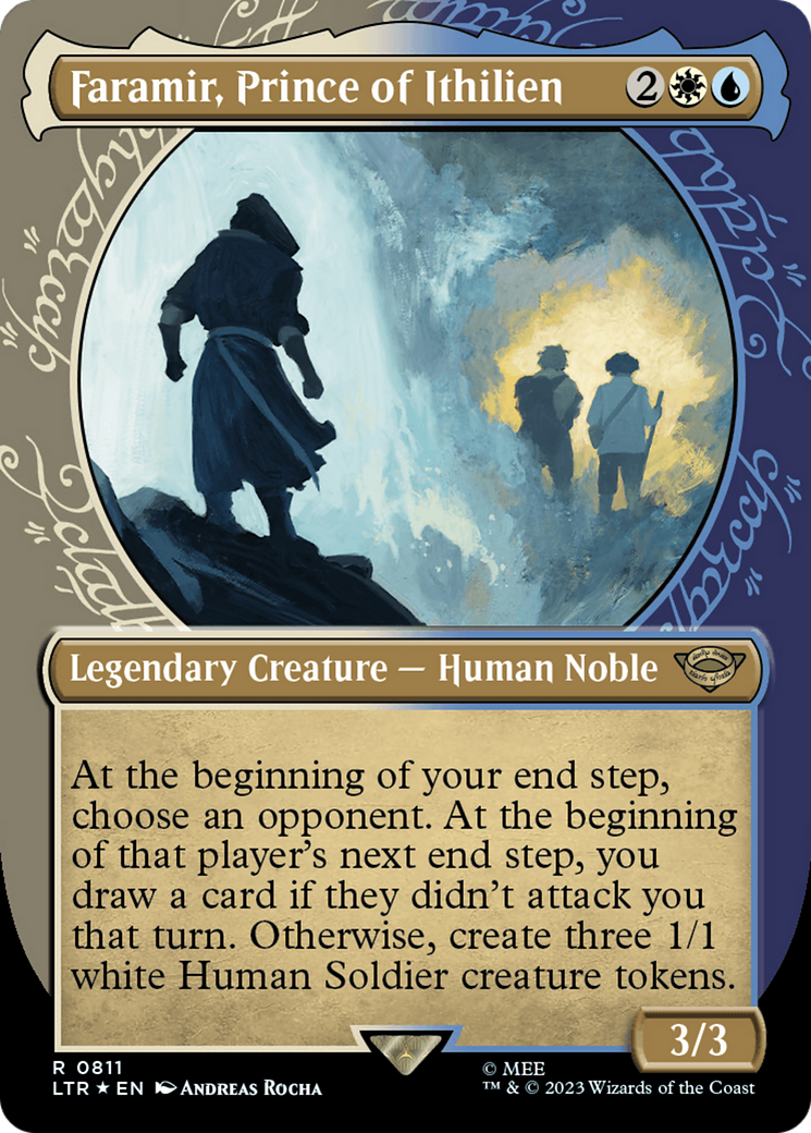 Faramir, Prince of Ithilien (Showcase) (Surge Foil) (811) [The Lord of the Rings: Tales of Middle-earth] foil - Deck Out Gaming