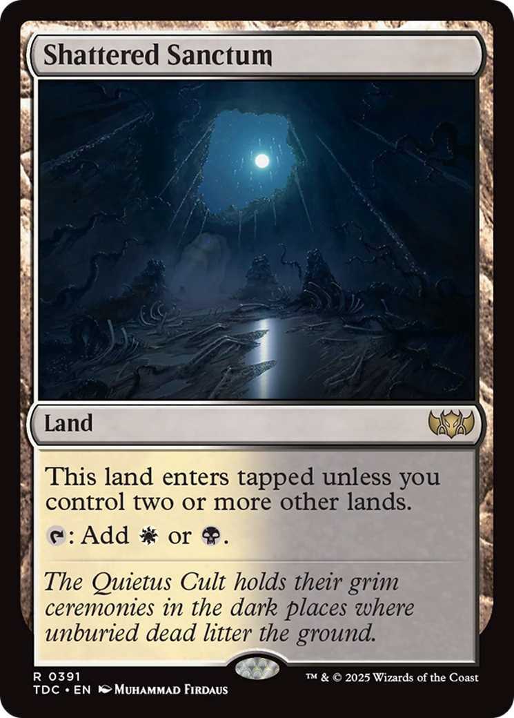 Shattered Sanctum (391) [Commander: Tarkir: Dragonstorm] - Deck Out Gaming